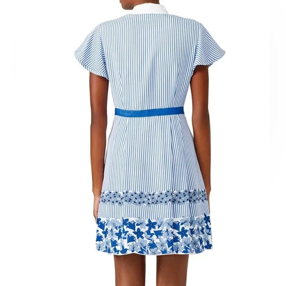 Draper James blue and white dress-Size 12-DARLING dress! - Picture 3 of 6